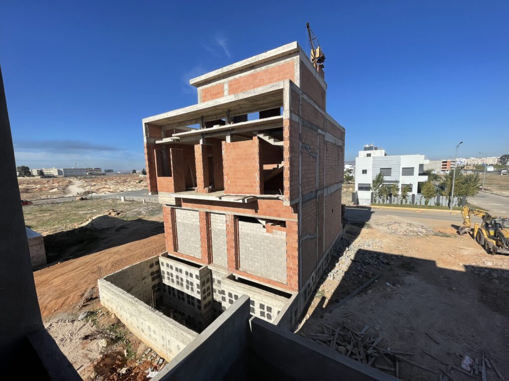 Construction d’une villa au Maroc